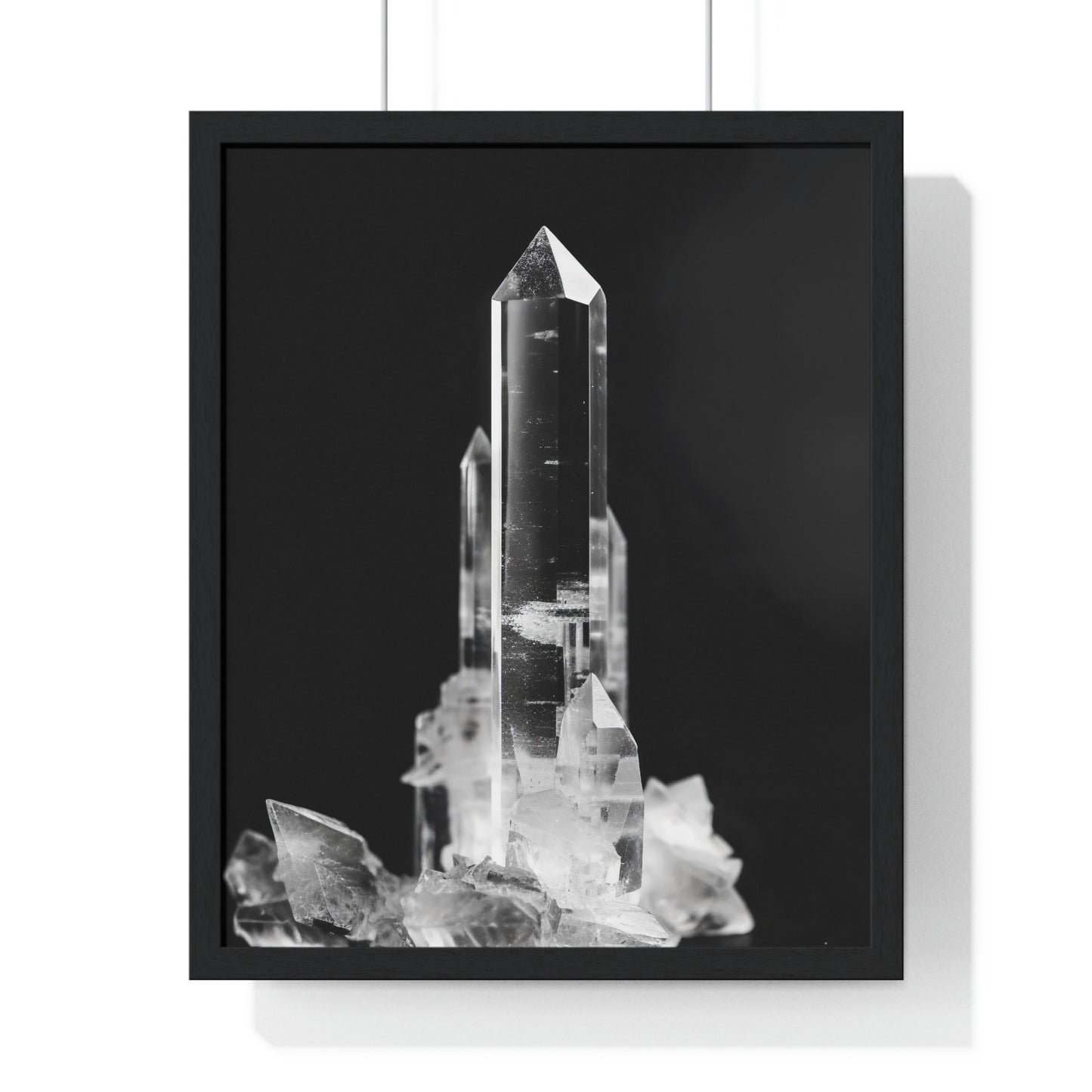 "Clear Quartz" - Premium Framed Poster