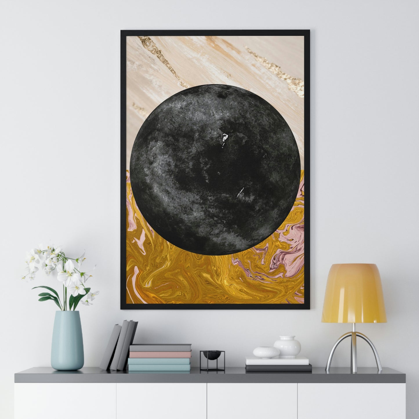 “New Moon” Premium Framed Poster
