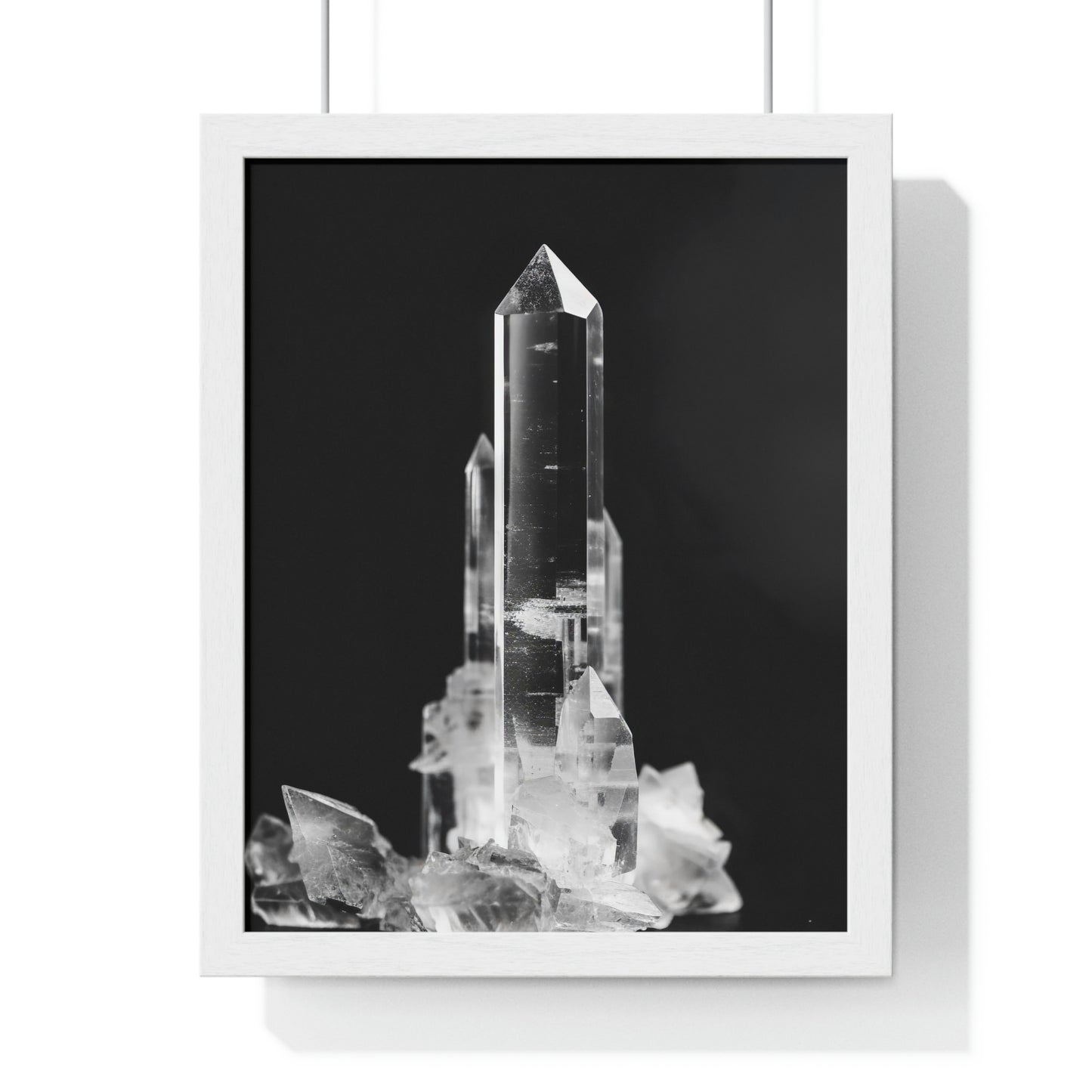 "Clear Quartz" - Premium Framed Poster