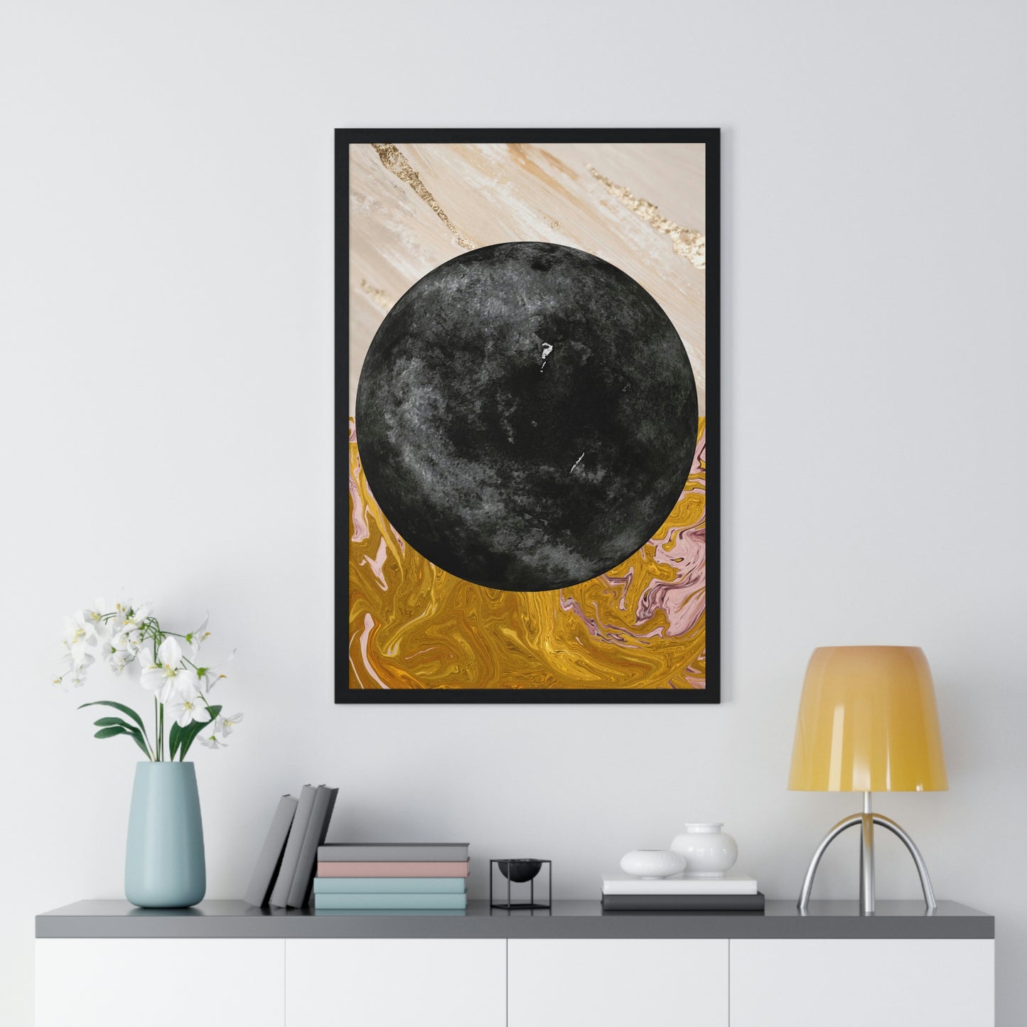 “New Moon” Premium Framed Poster