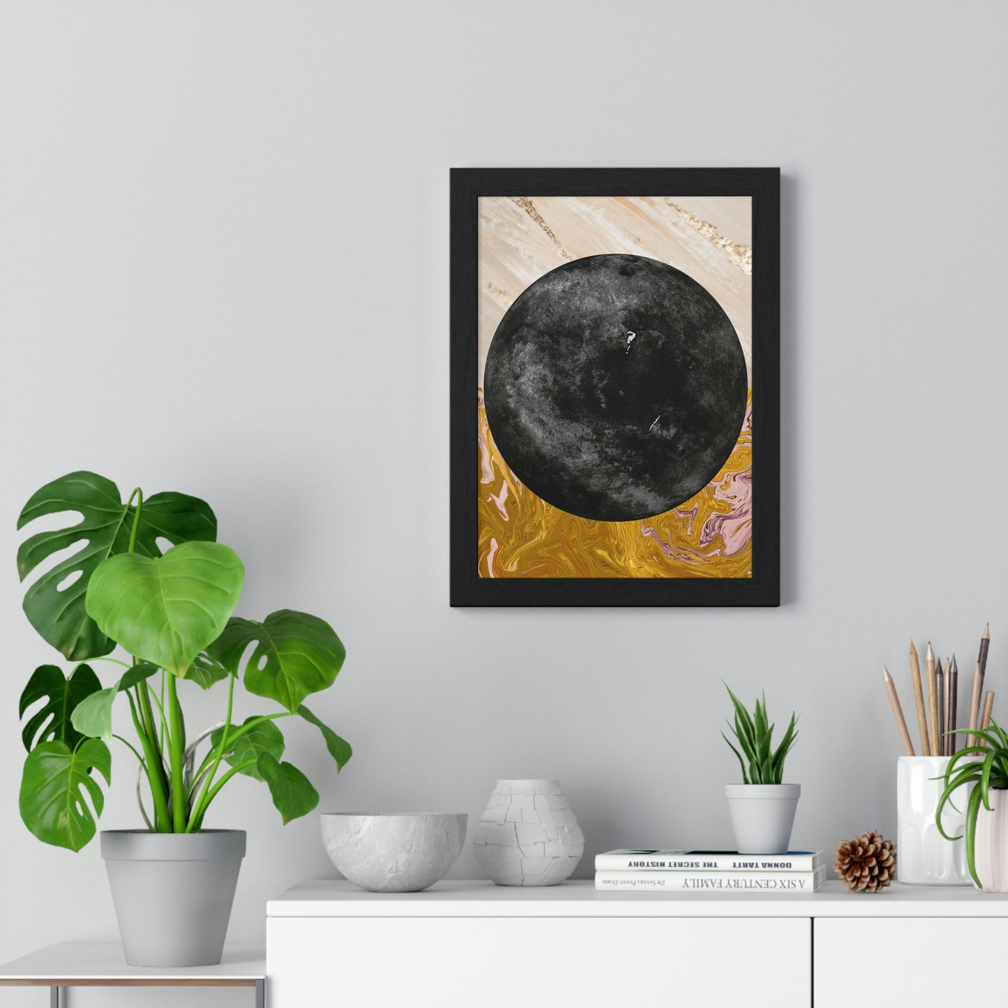 “New Moon” Premium Framed Poster