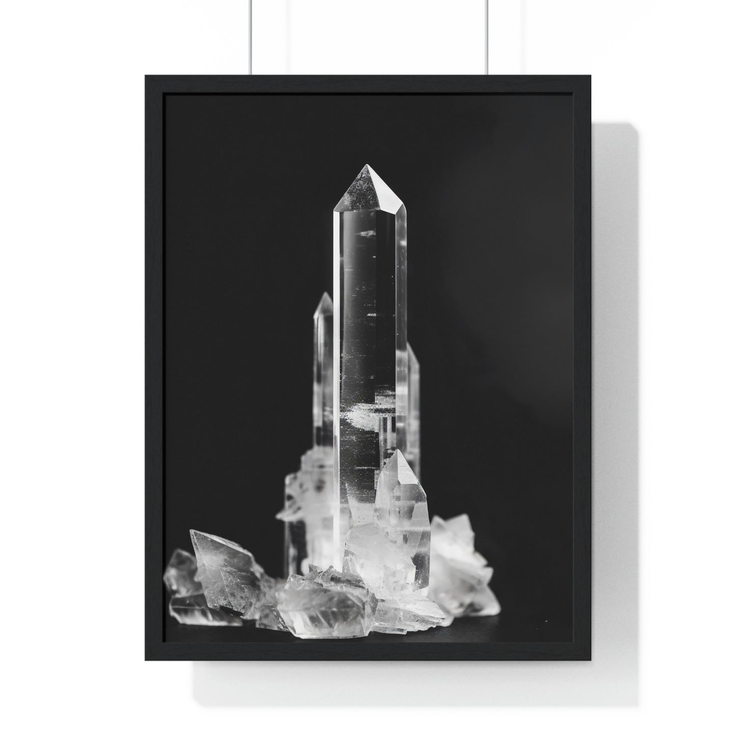 "Clear Quartz" - Premium Framed Poster