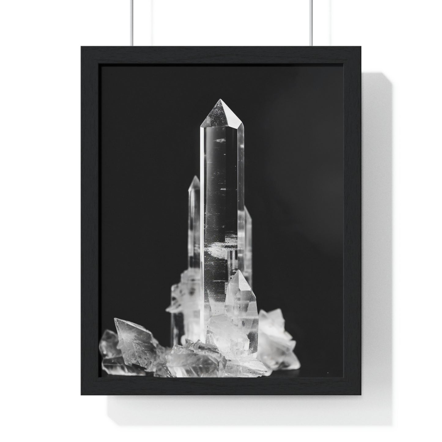 "Clear Quartz" - Premium Framed Poster