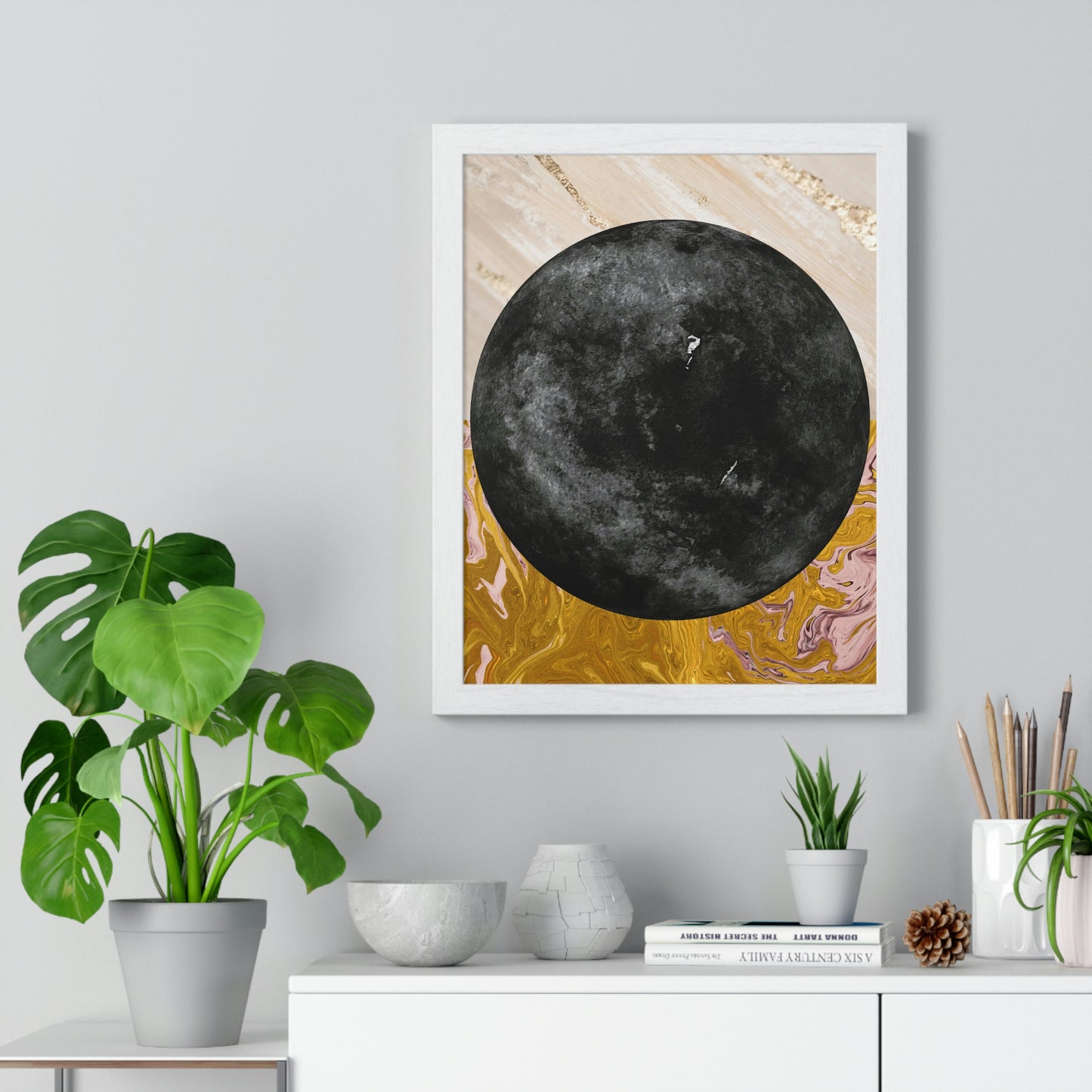 “New Moon” Premium Framed Poster
