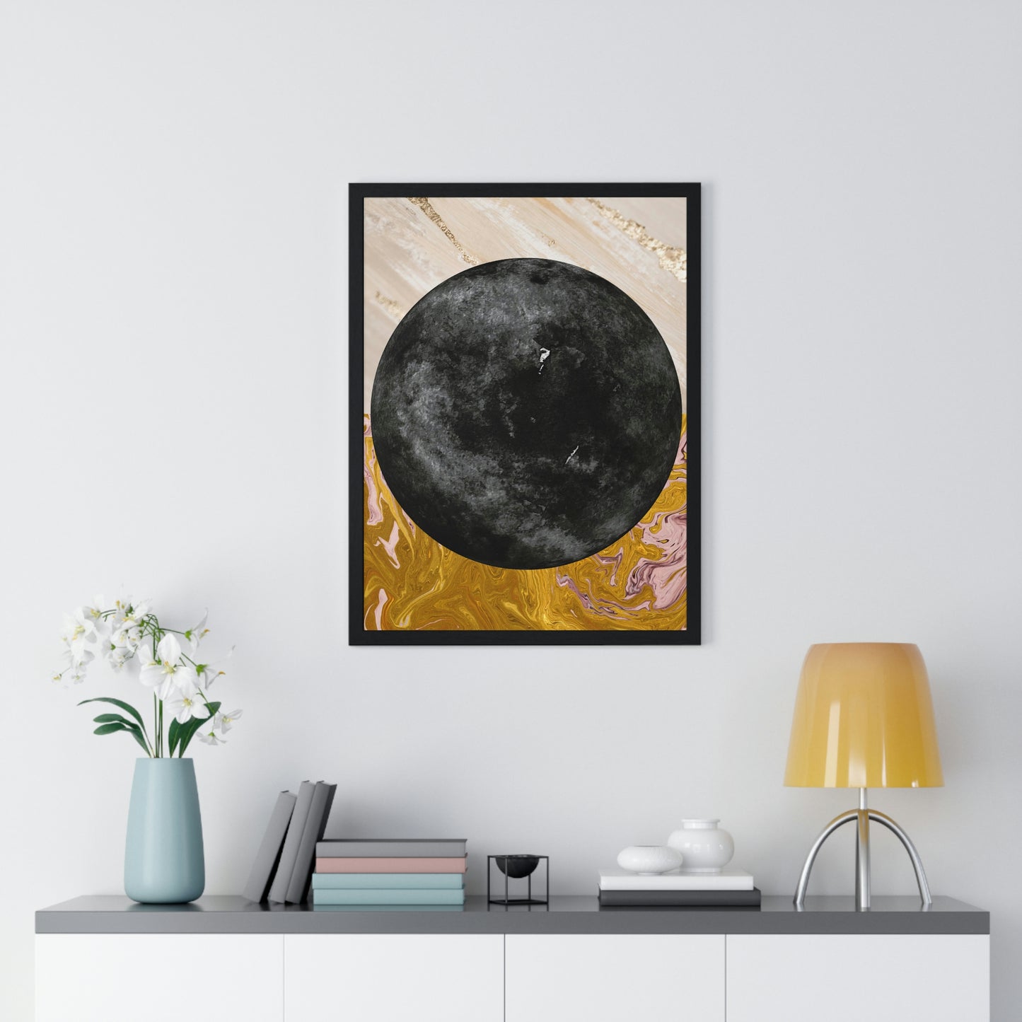 “New Moon” Premium Framed Poster