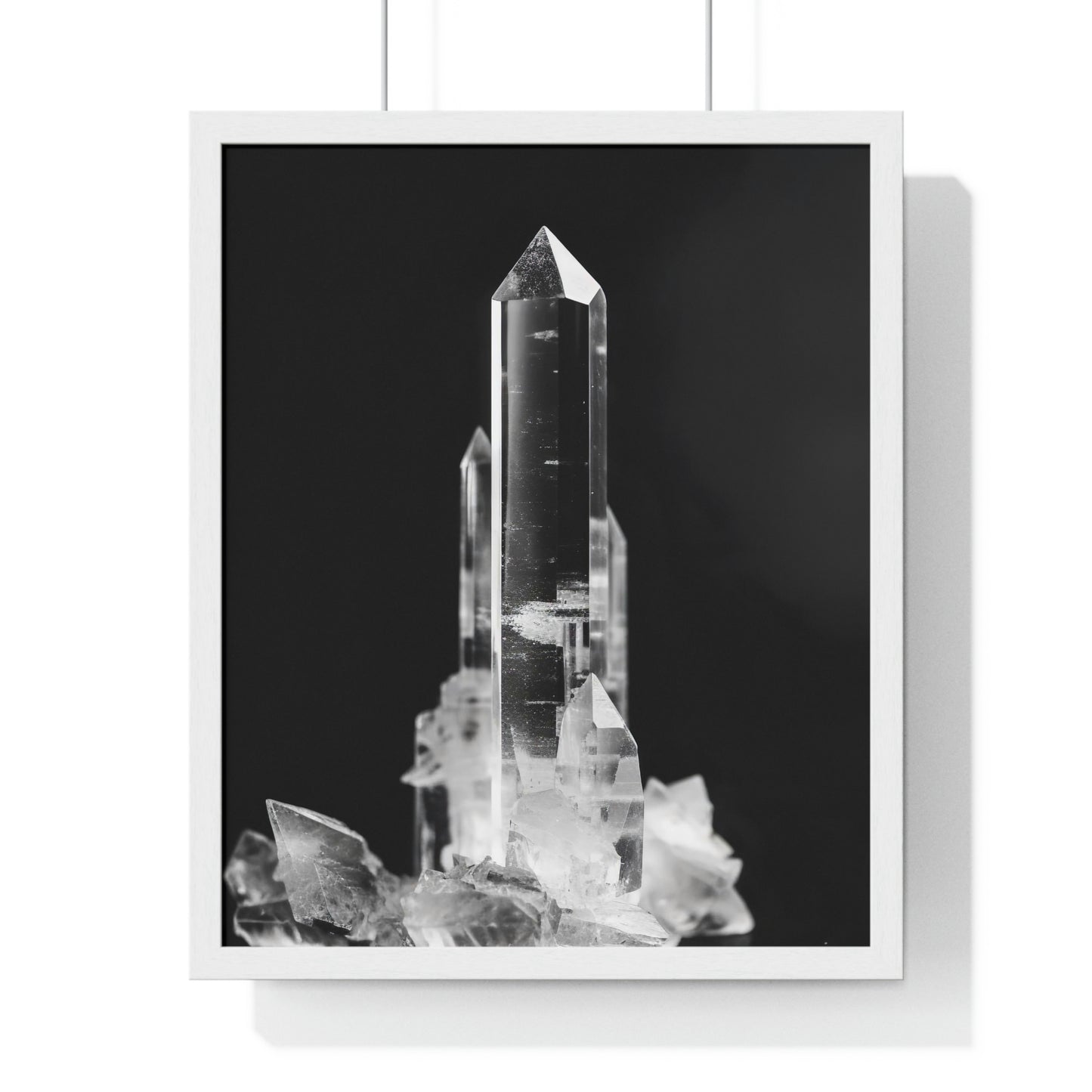 "Clear Quartz" - Premium Framed Poster