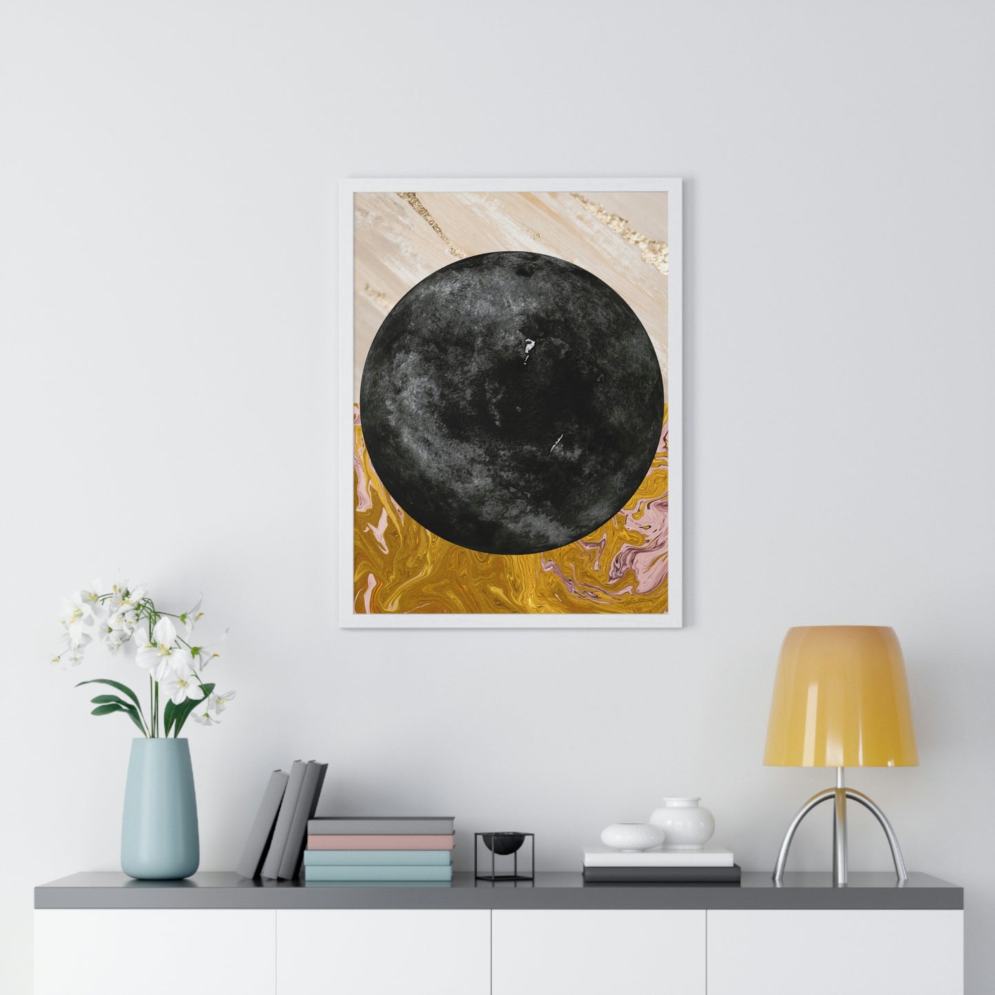 “New Moon” Premium Framed Poster