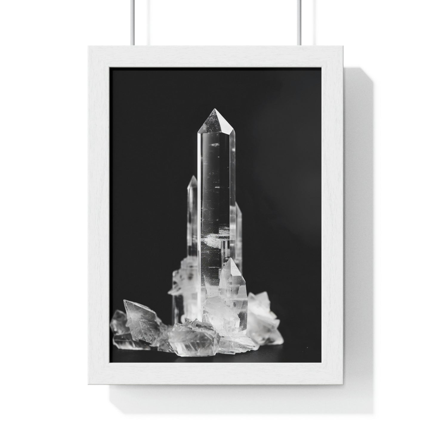 "Clear Quartz" - Premium Framed Poster