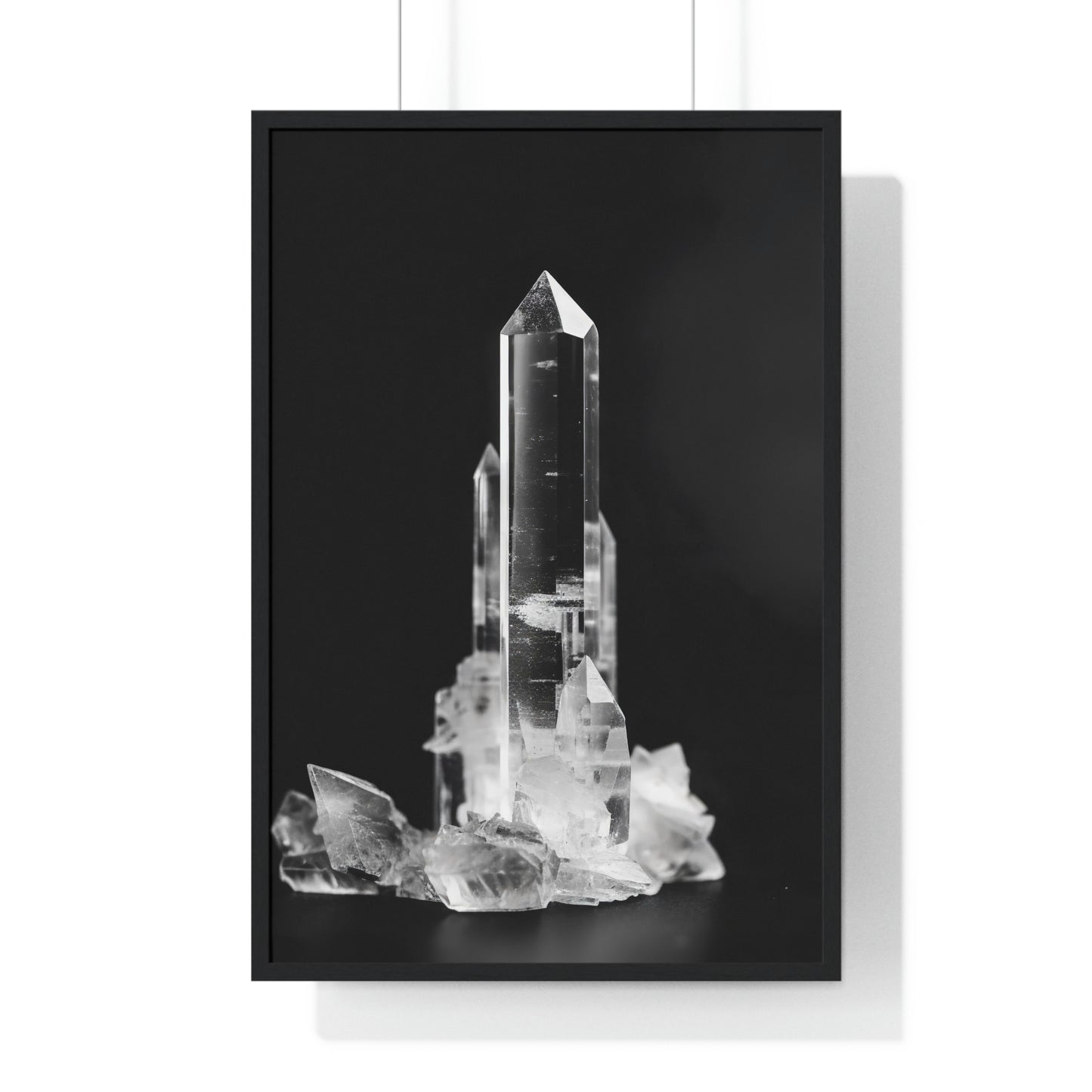 "Clear Quartz" - Premium Framed Poster