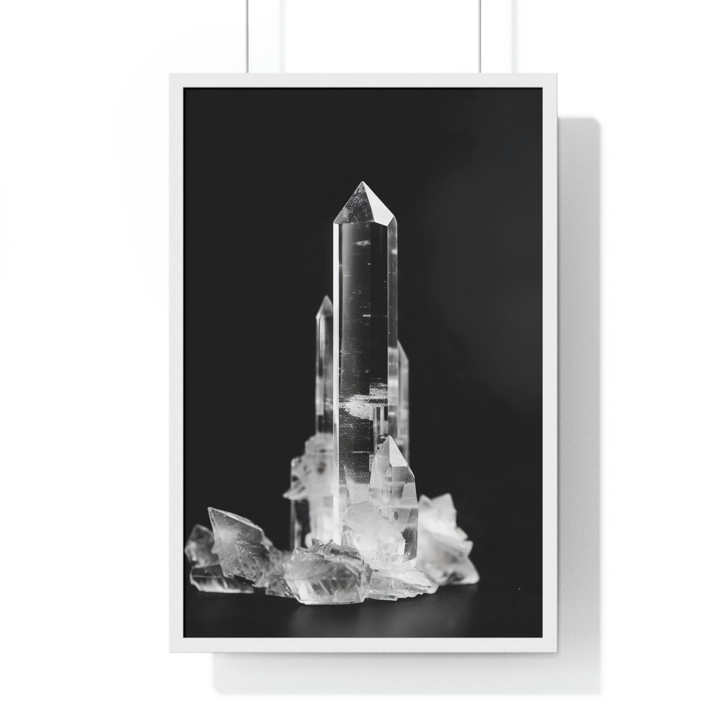 "Clear Quartz" - Premium Framed Poster