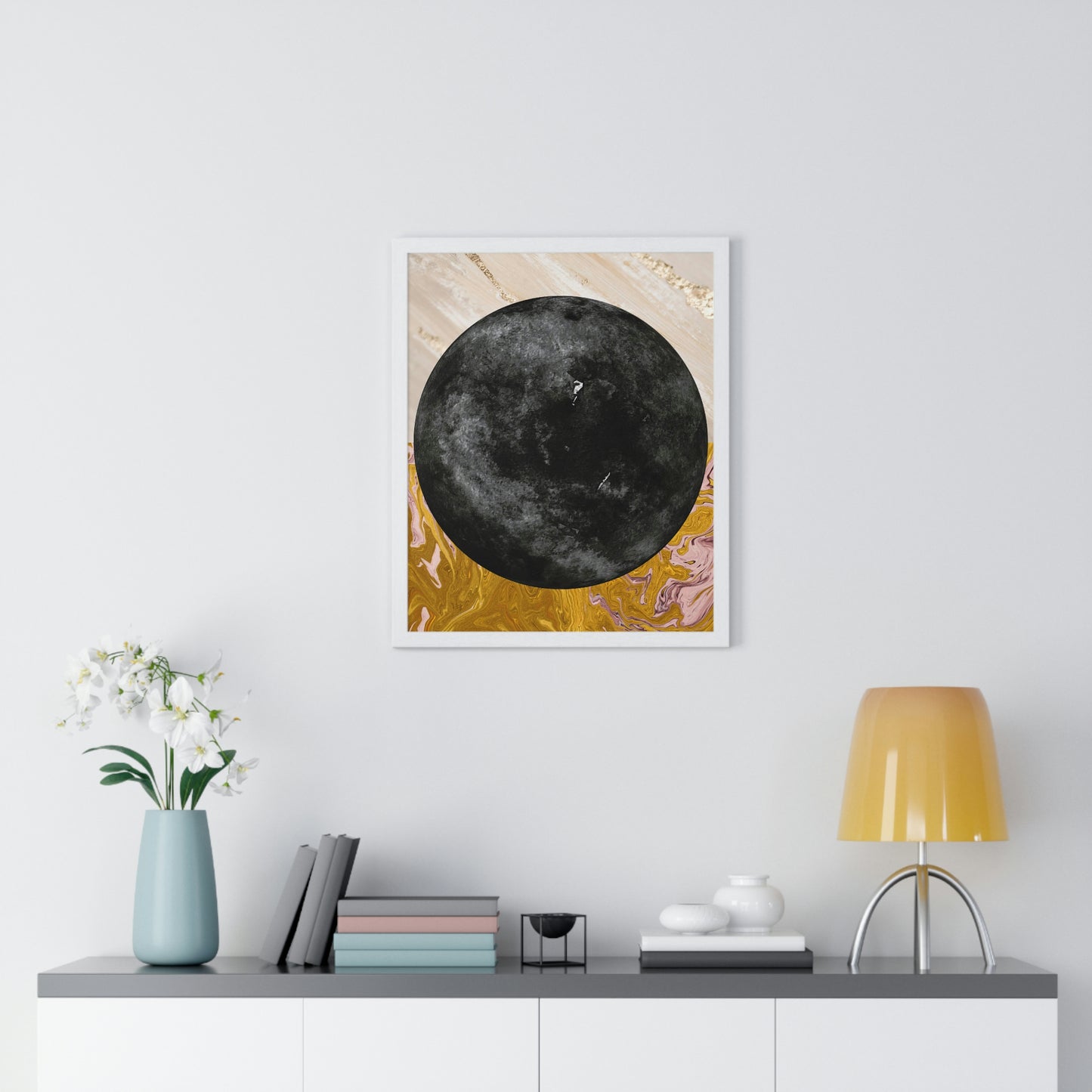 “New Moon” Premium Framed Poster
