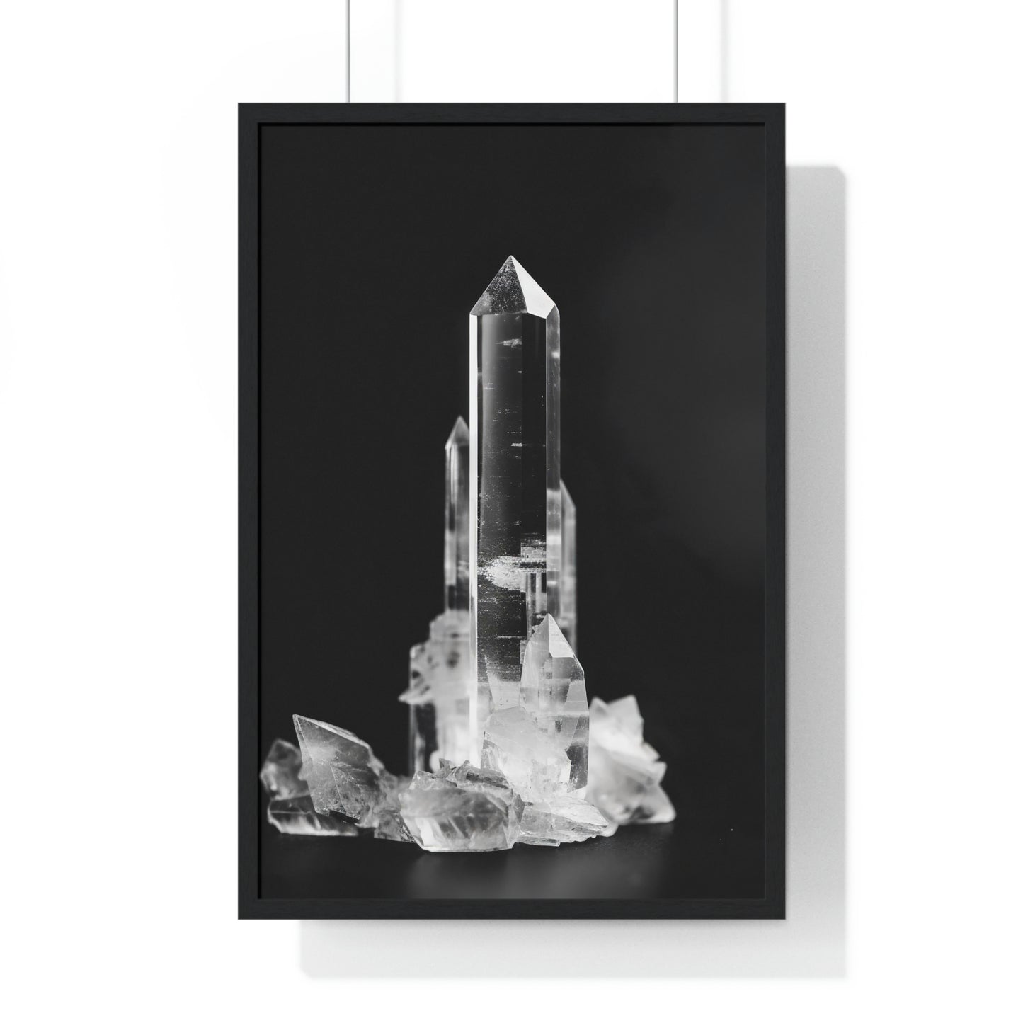 "Clear Quartz" - Premium Framed Poster