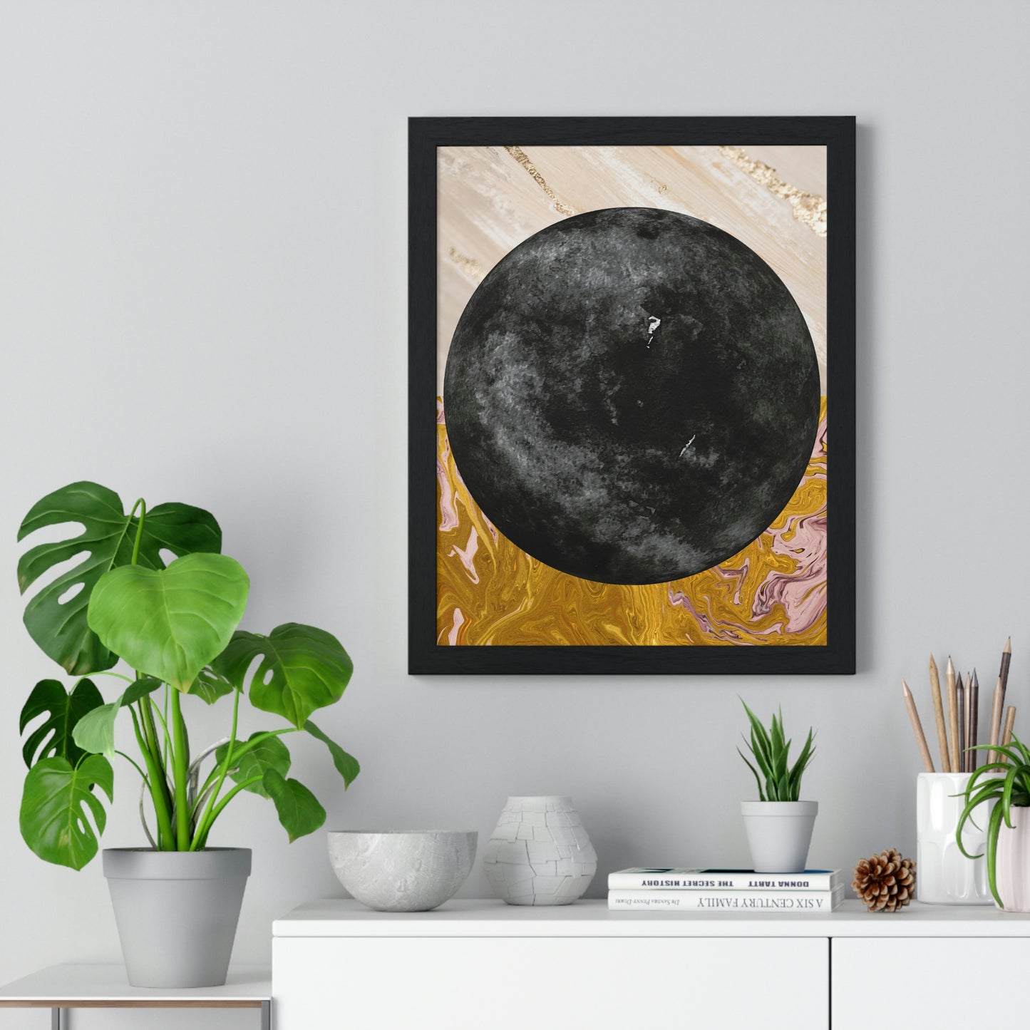 “New Moon” Premium Framed Poster