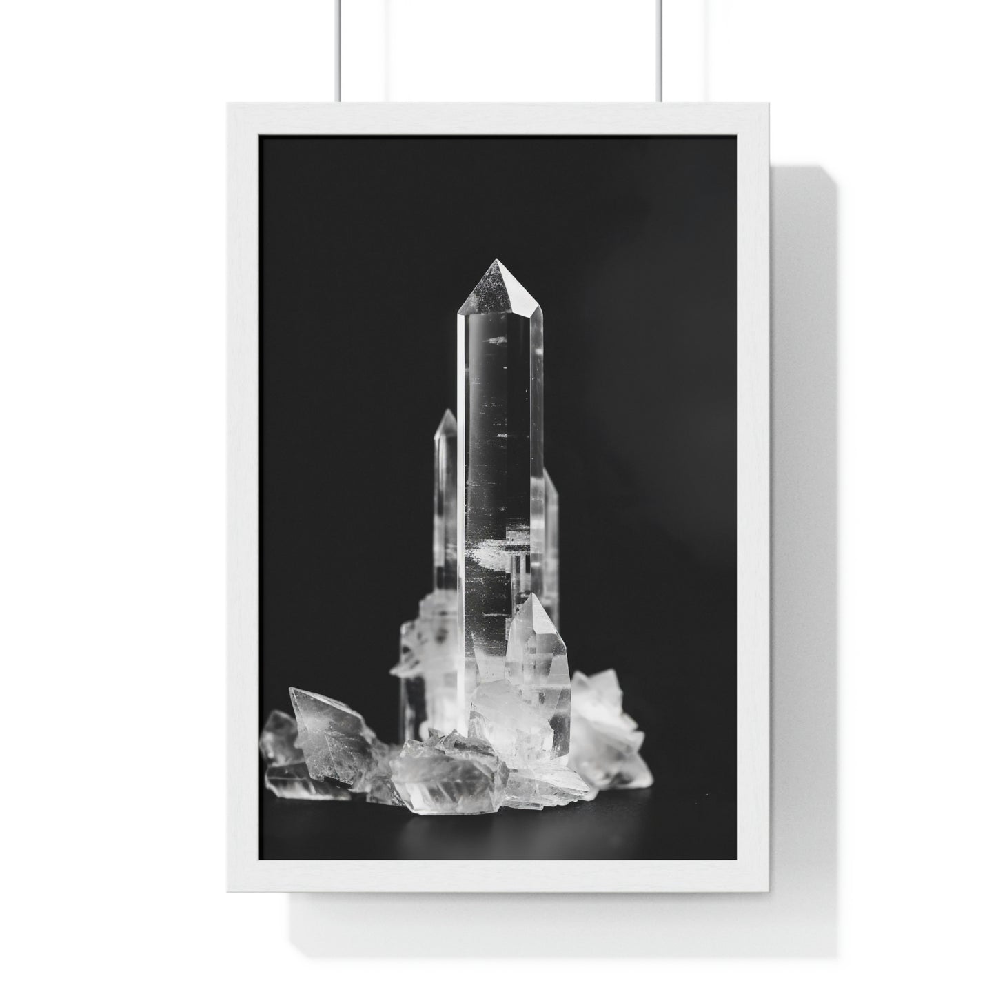 "Clear Quartz" - Premium Framed Poster