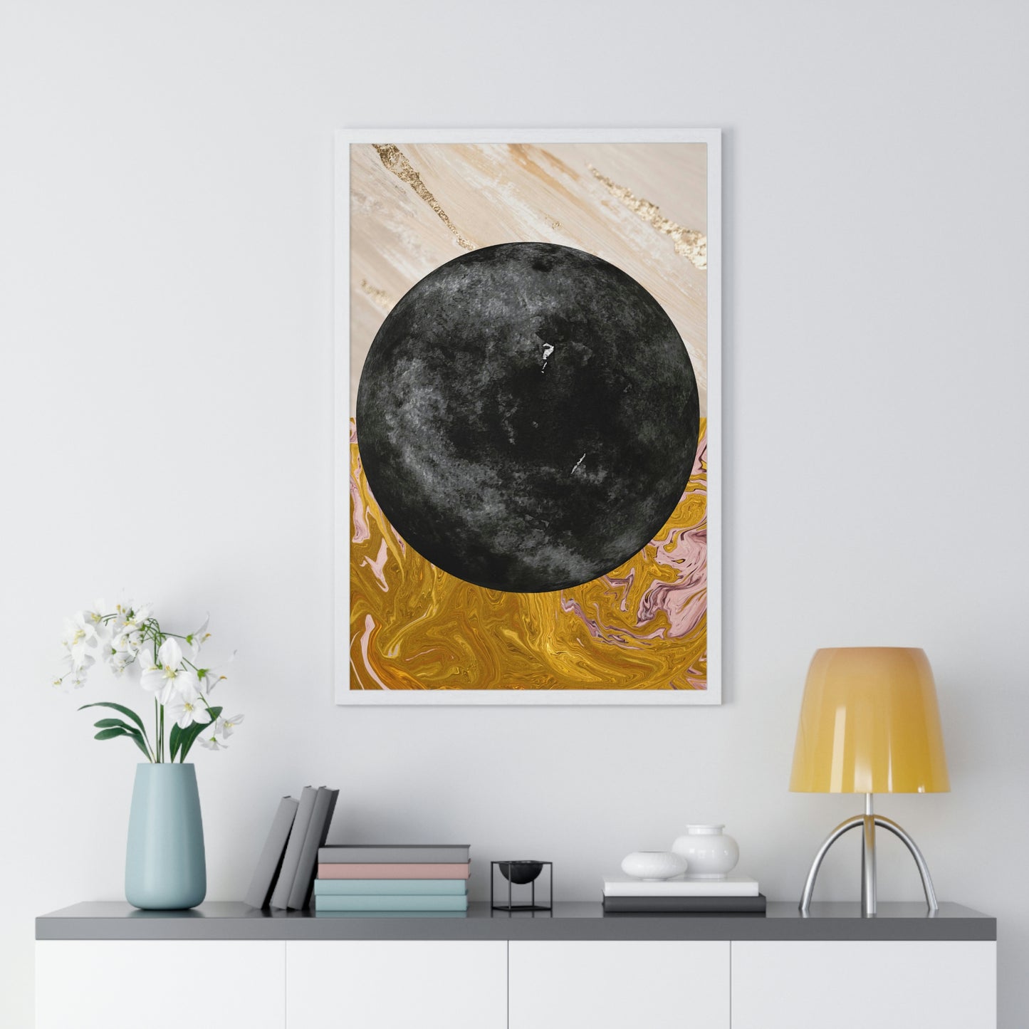 “New Moon” Premium Framed Poster