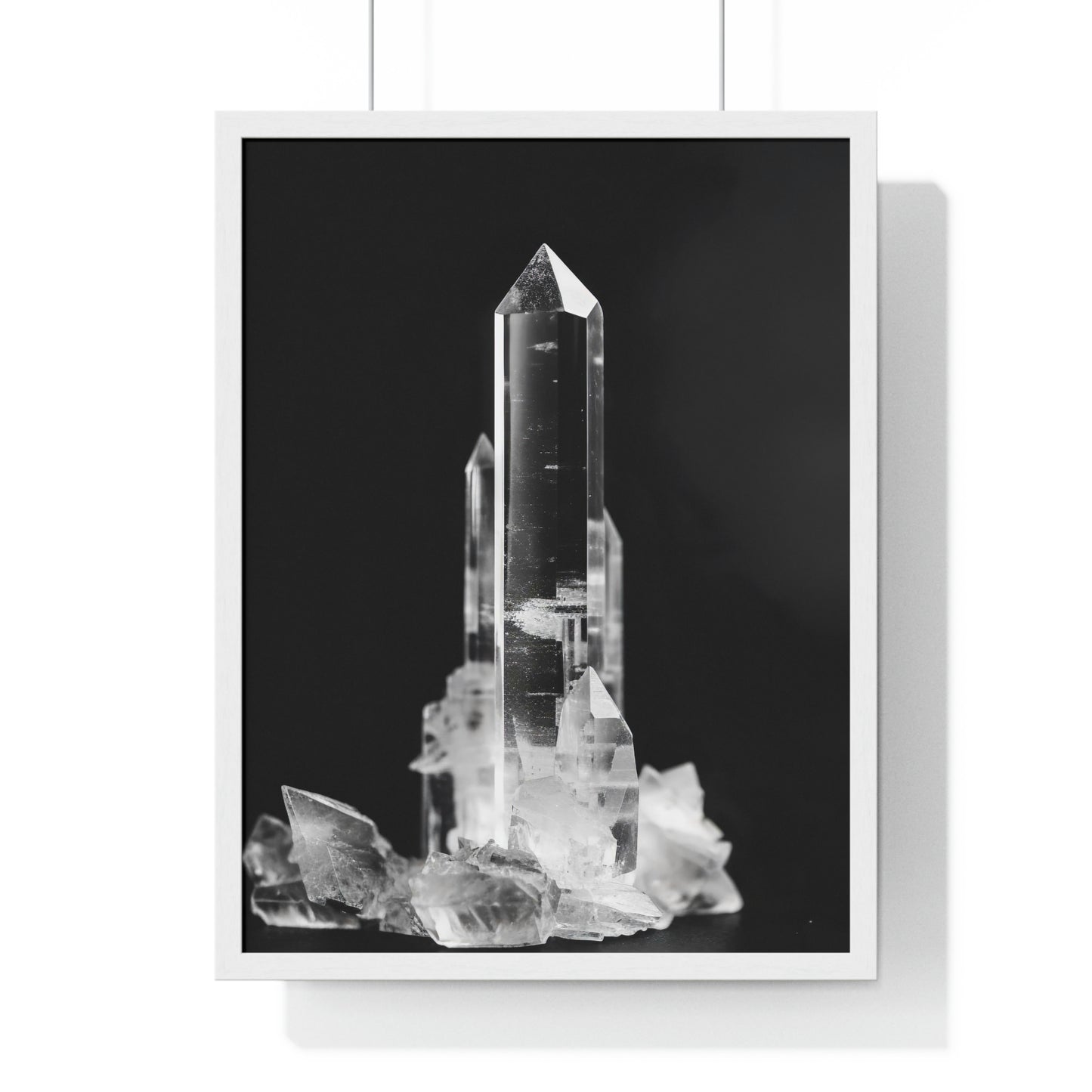 "Clear Quartz" - Premium Framed Poster