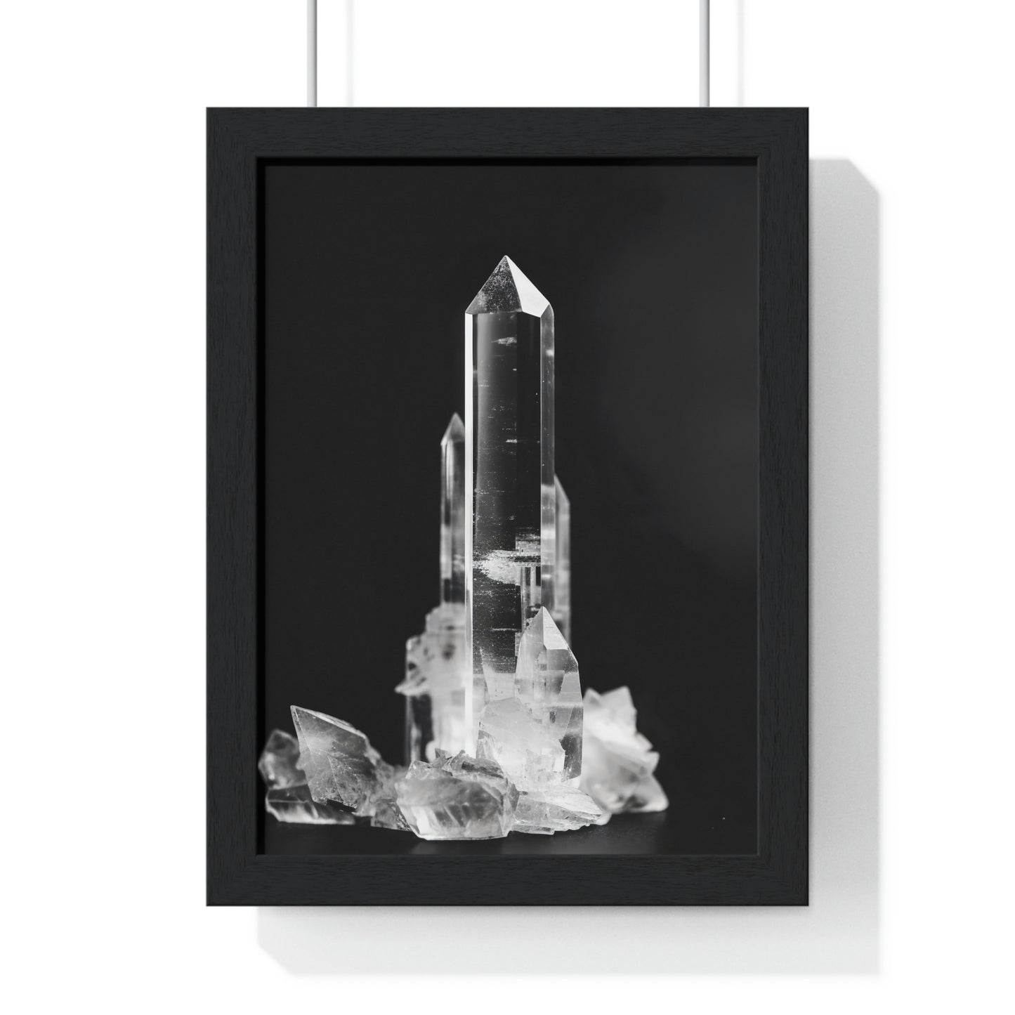"Clear Quartz" - Premium Framed Poster