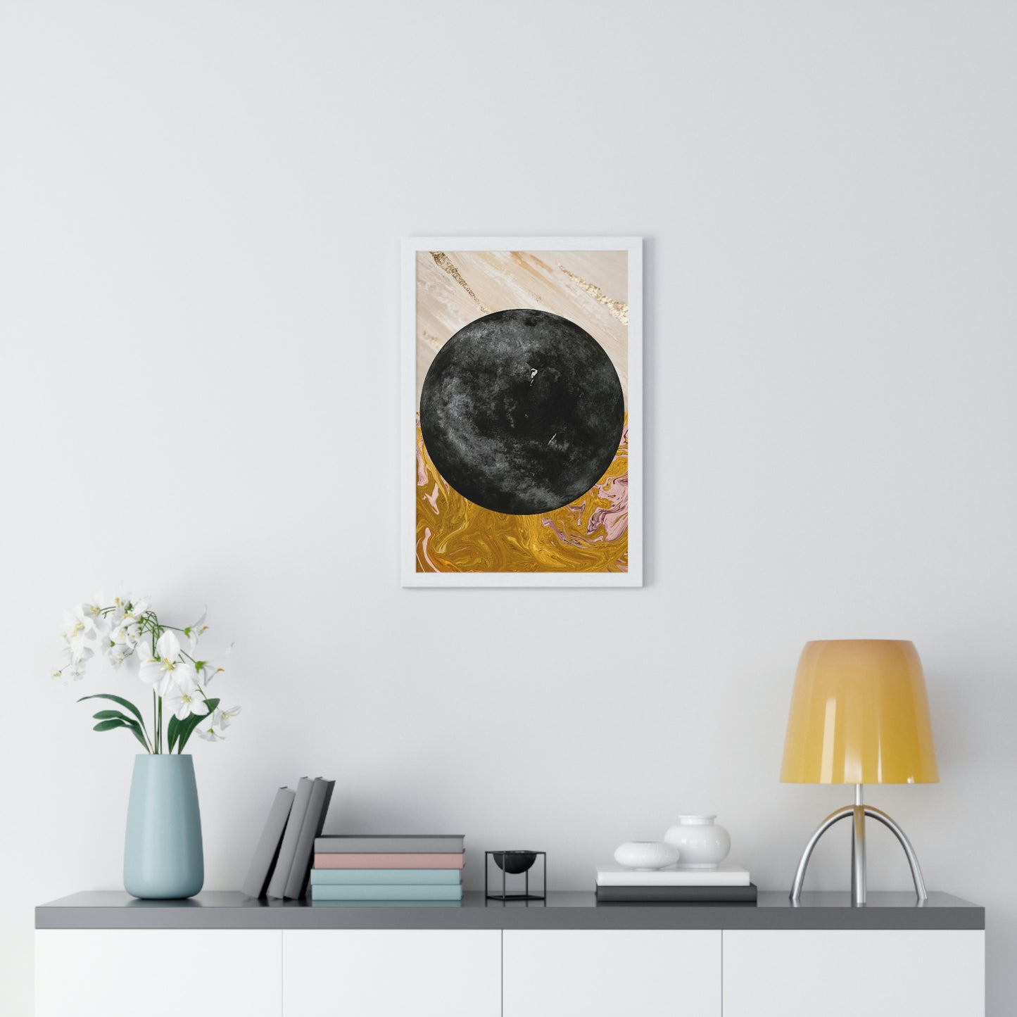 “New Moon” Premium Framed Poster