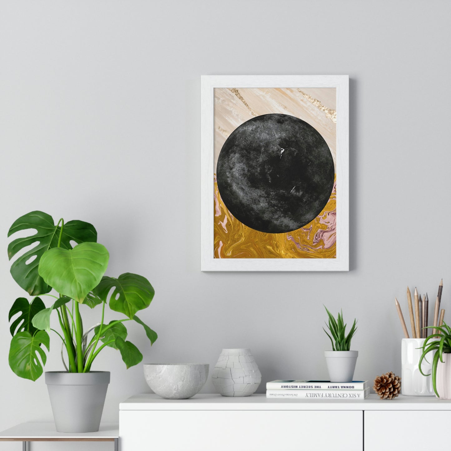 “New Moon” Premium Framed Poster