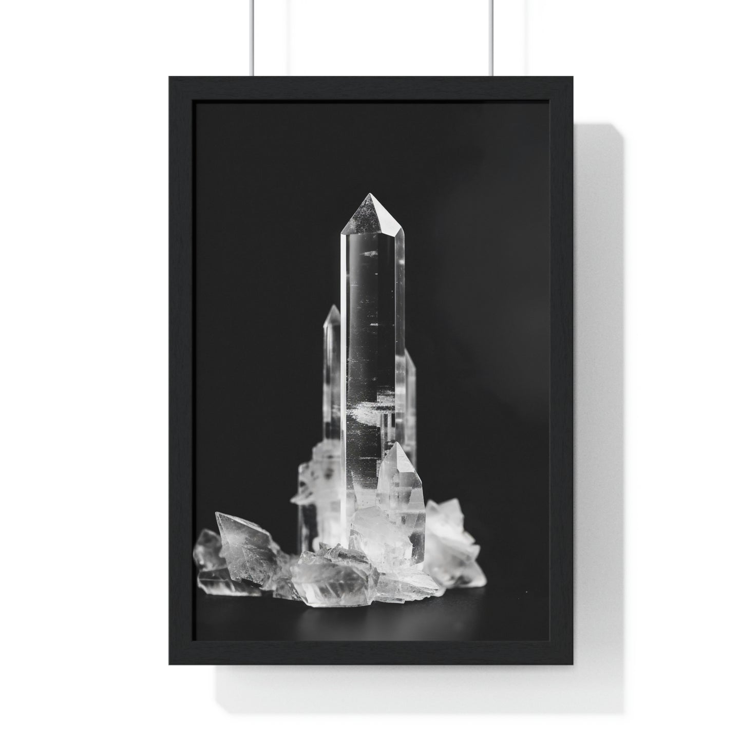 "Clear Quartz" - Premium Framed Poster