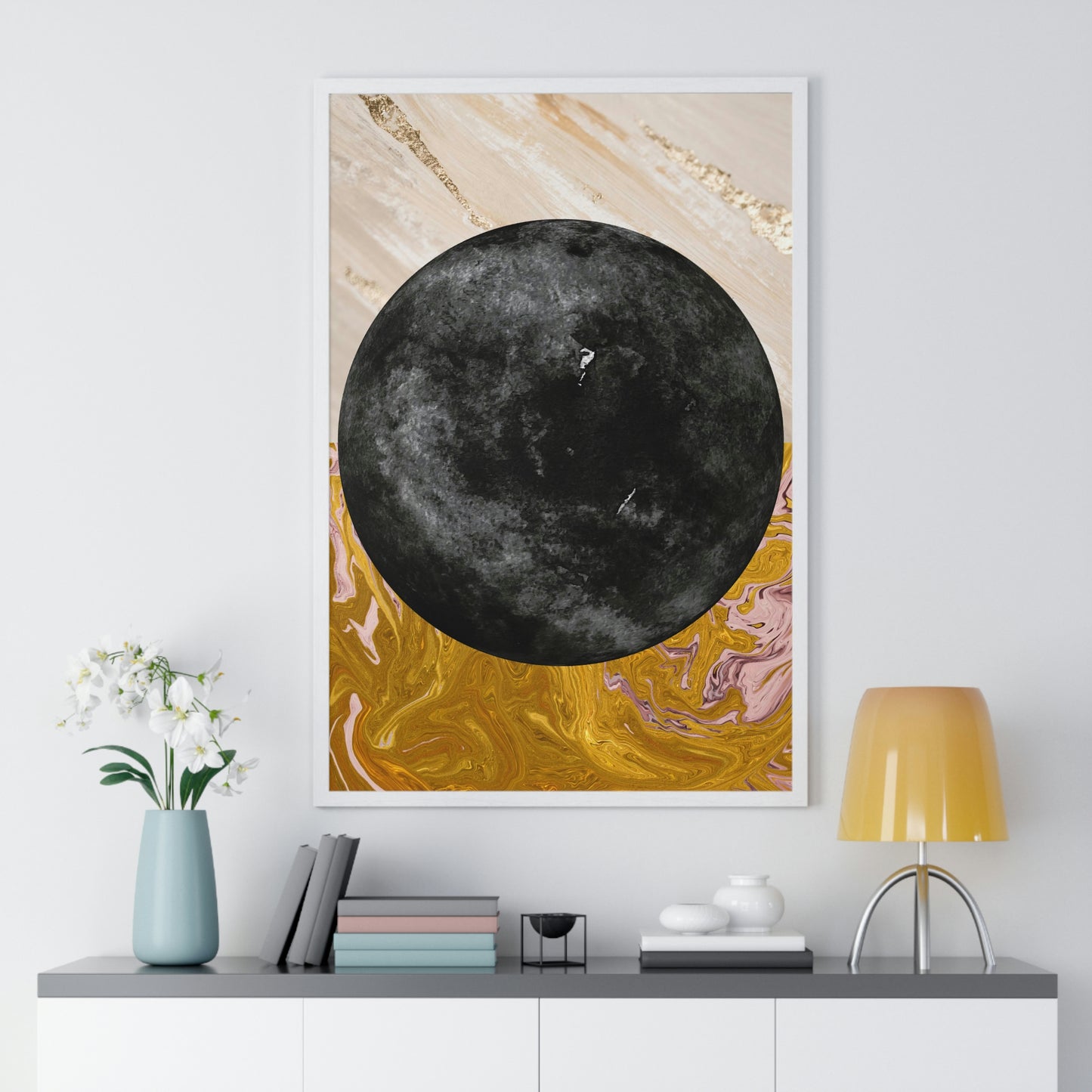 “New Moon” Premium Framed Poster